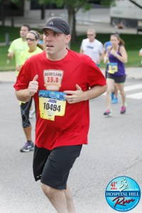 Jason's got his determined I'm going to conquer this hill / try and beat Jenny face on.