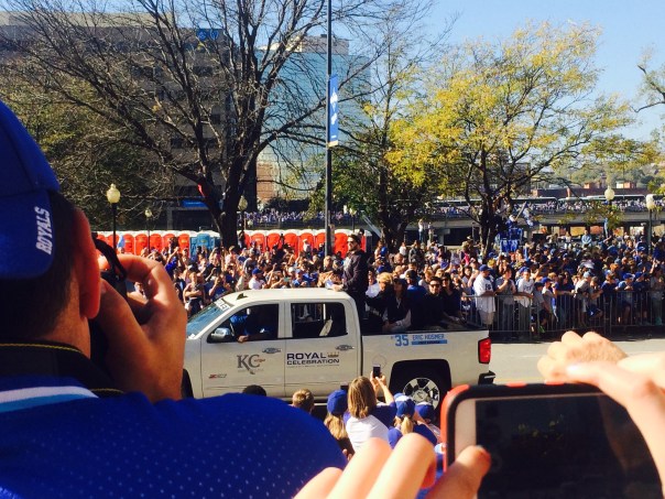 Mr Hosmer - his truck got stalled in front of us for a few minutes.